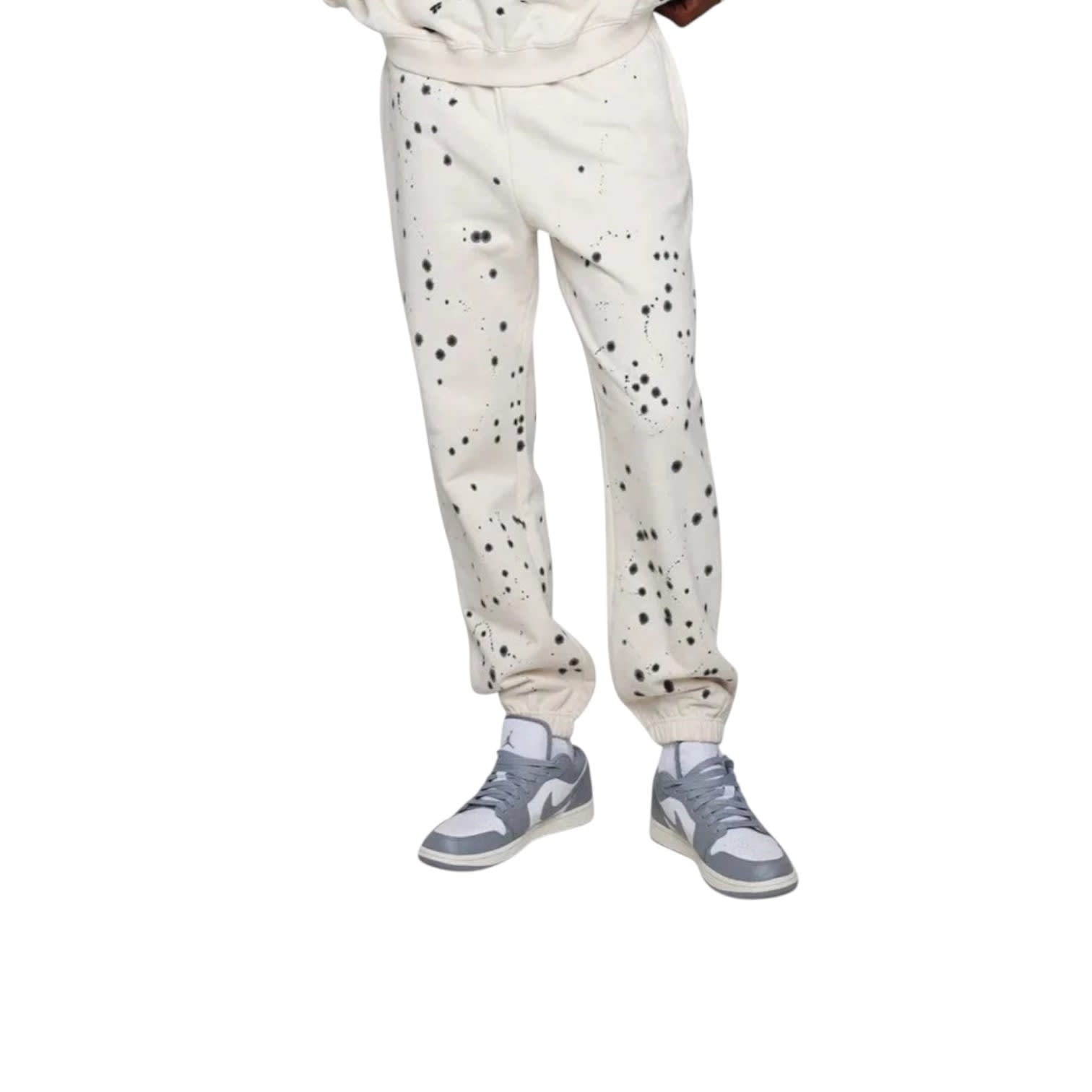 MNML Ink Spill Sweatpants Off White